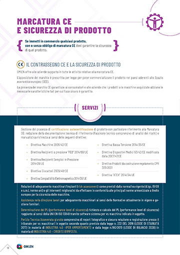omen -  marcatura ce, sicurezza di prodotto - company profile